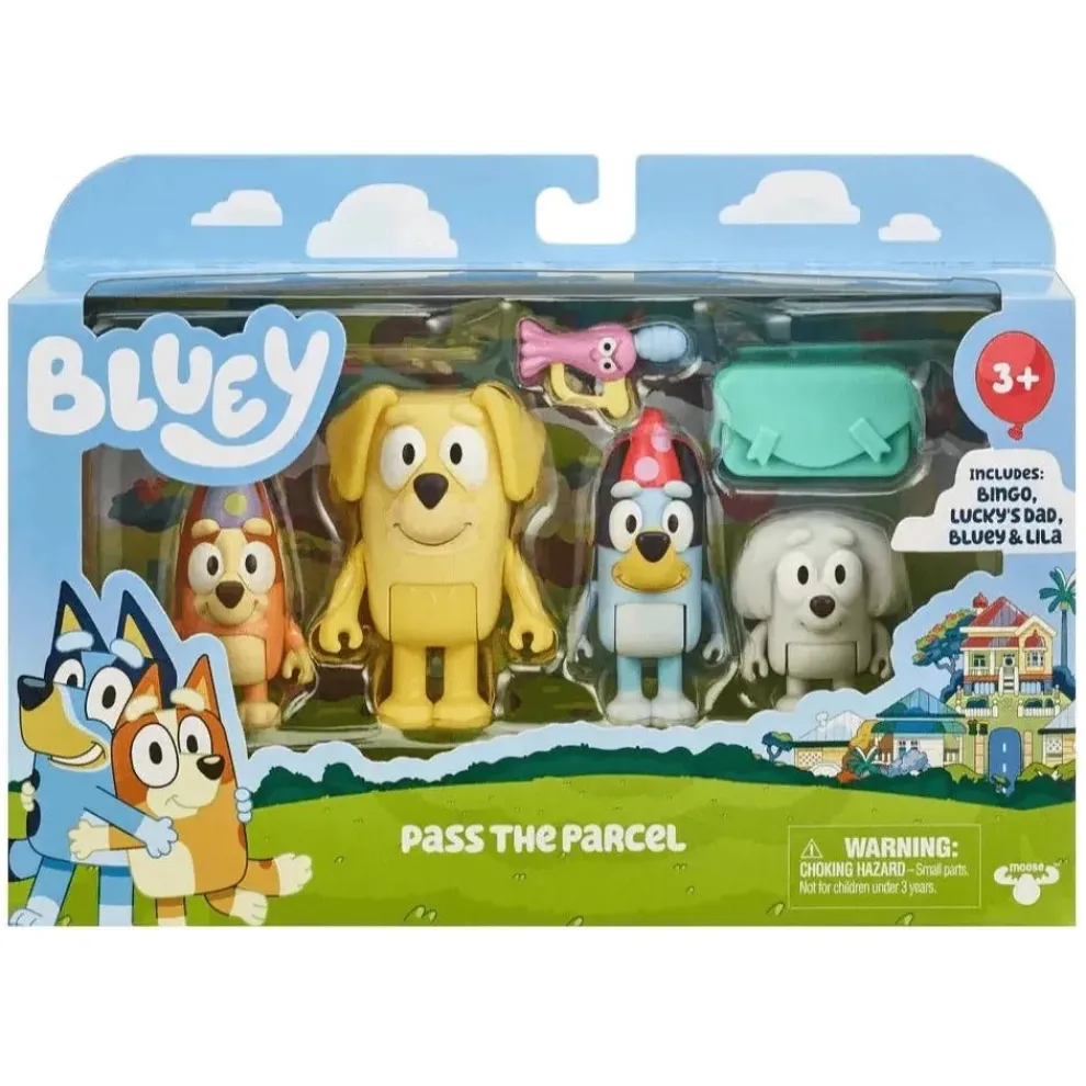Bluey Family Beach Day Mini Figure 4-Pack (Copy) - Owl & Goose Gifts
