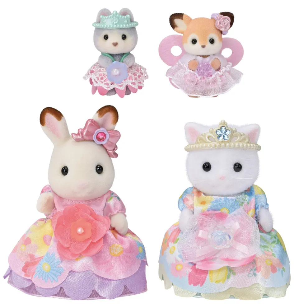 Calico Critters Flowering Princesses Set - Owl & Goose Gifts
