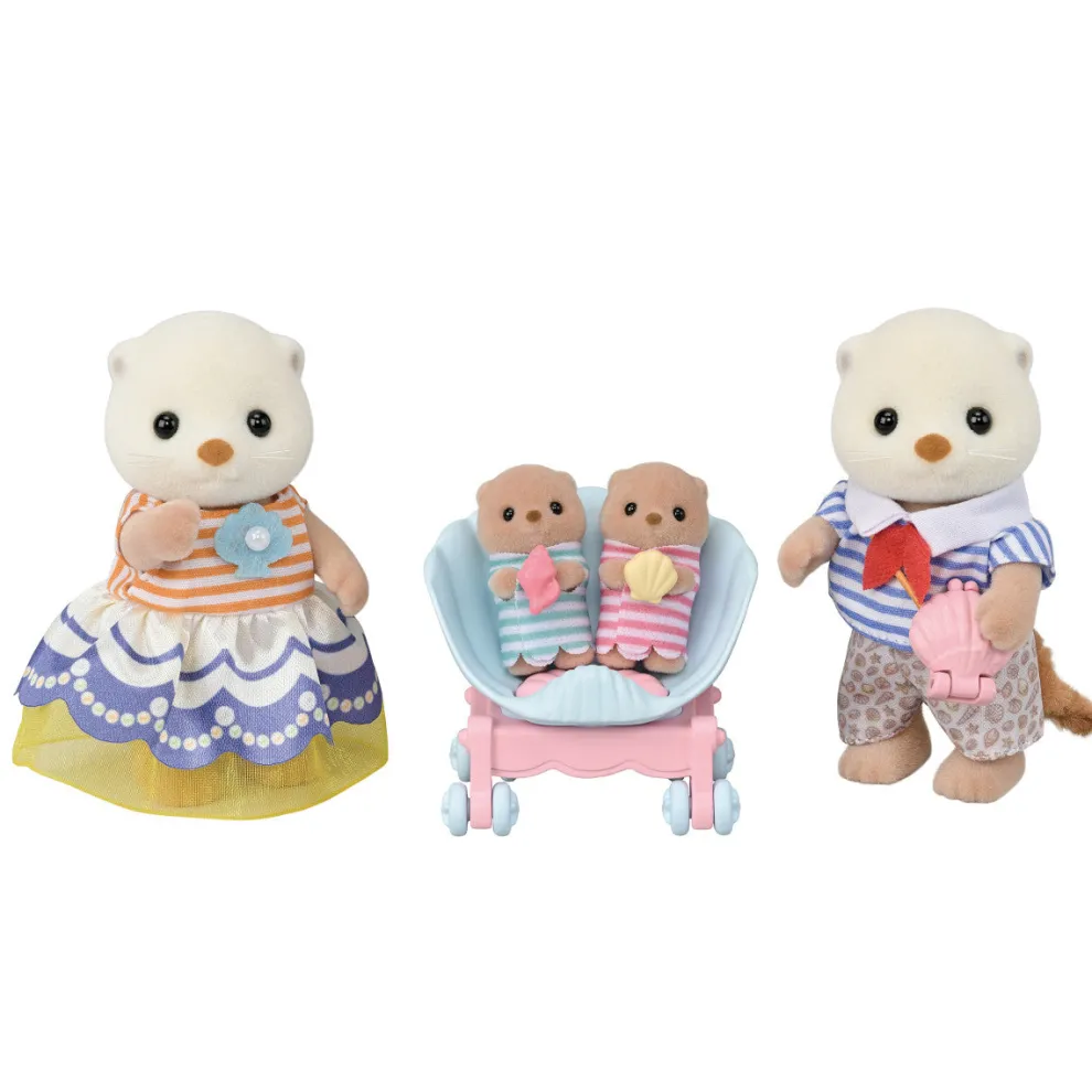 Calico Critters Sea Otter Family - Owl & Goose Gifts