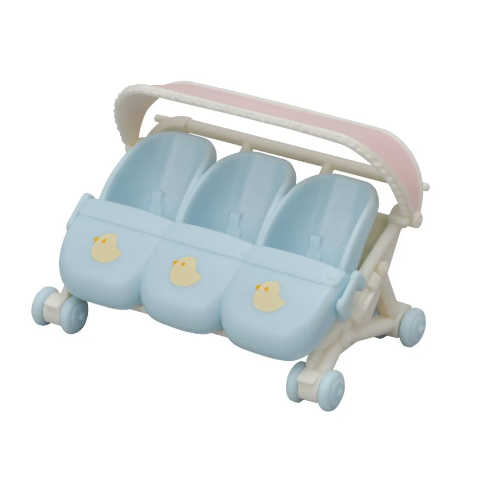 Calico Critters Triplets Stroller Accessories Set