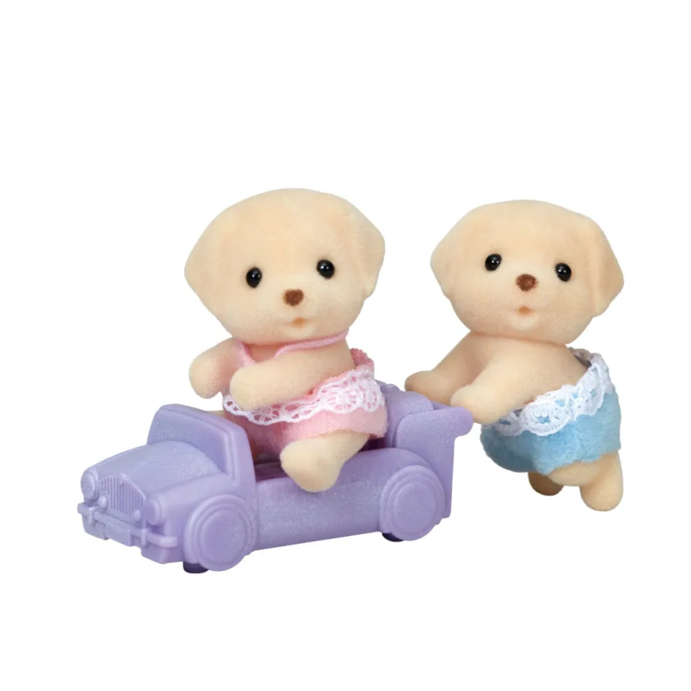 Calico Critters Yellow Labrador Twins - Owl & Goose Gifts