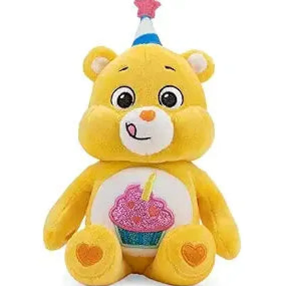 Care Bears 9 Inch Birthday Bear Fun Size Sparkle Plush Toy - Owl & Goose Gifts