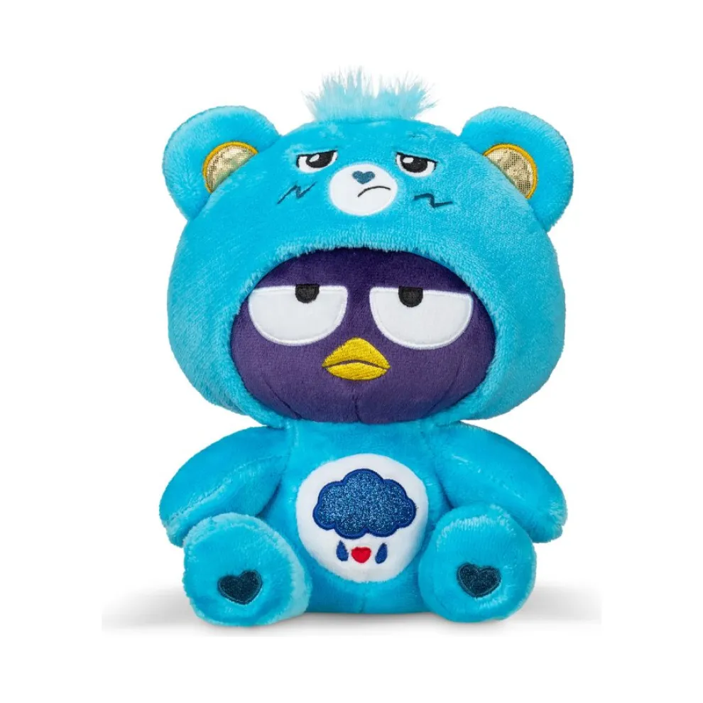Care Bears x Hello Kitty 9 Inch Badtz-Maru as Grumpy Bear Plush Toy - Owl & Goose Gifts