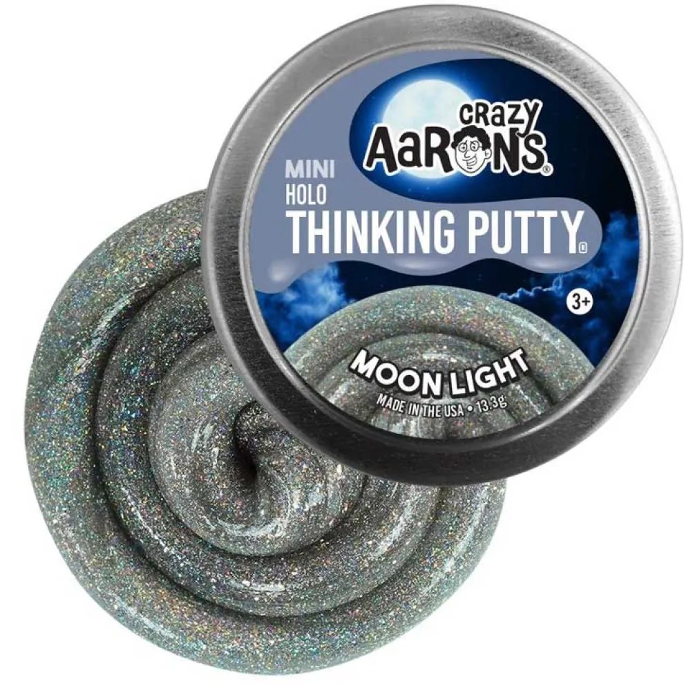 Crazy Aarons Moon Light Mini 2 Inch Thinking Putty Tin - Owl & Goose Gifts