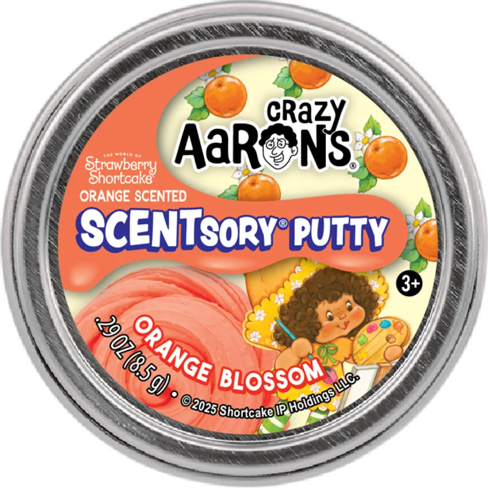 Crazy Aarons Orange Blossom Mini 2 Inch Scentsory Thinking Putty Tin