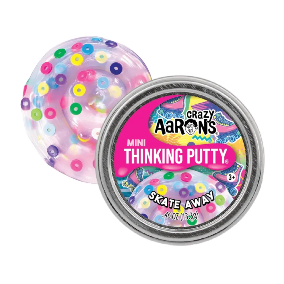 Crazy Aarons Skate Away Mini 2 Inch Thinking Putty Tin - Owl & Goose Gifts