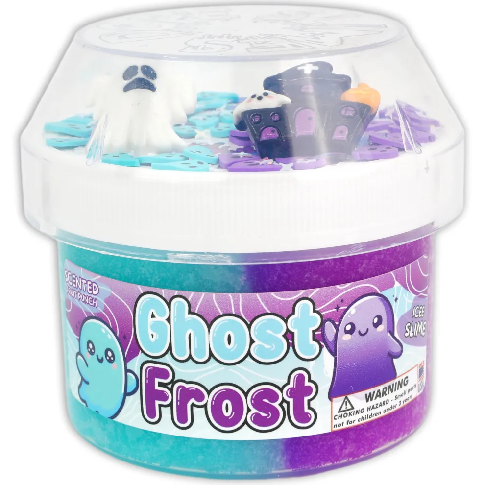 Dope Slimes 8 oz Ghost Frost Halloween Slime