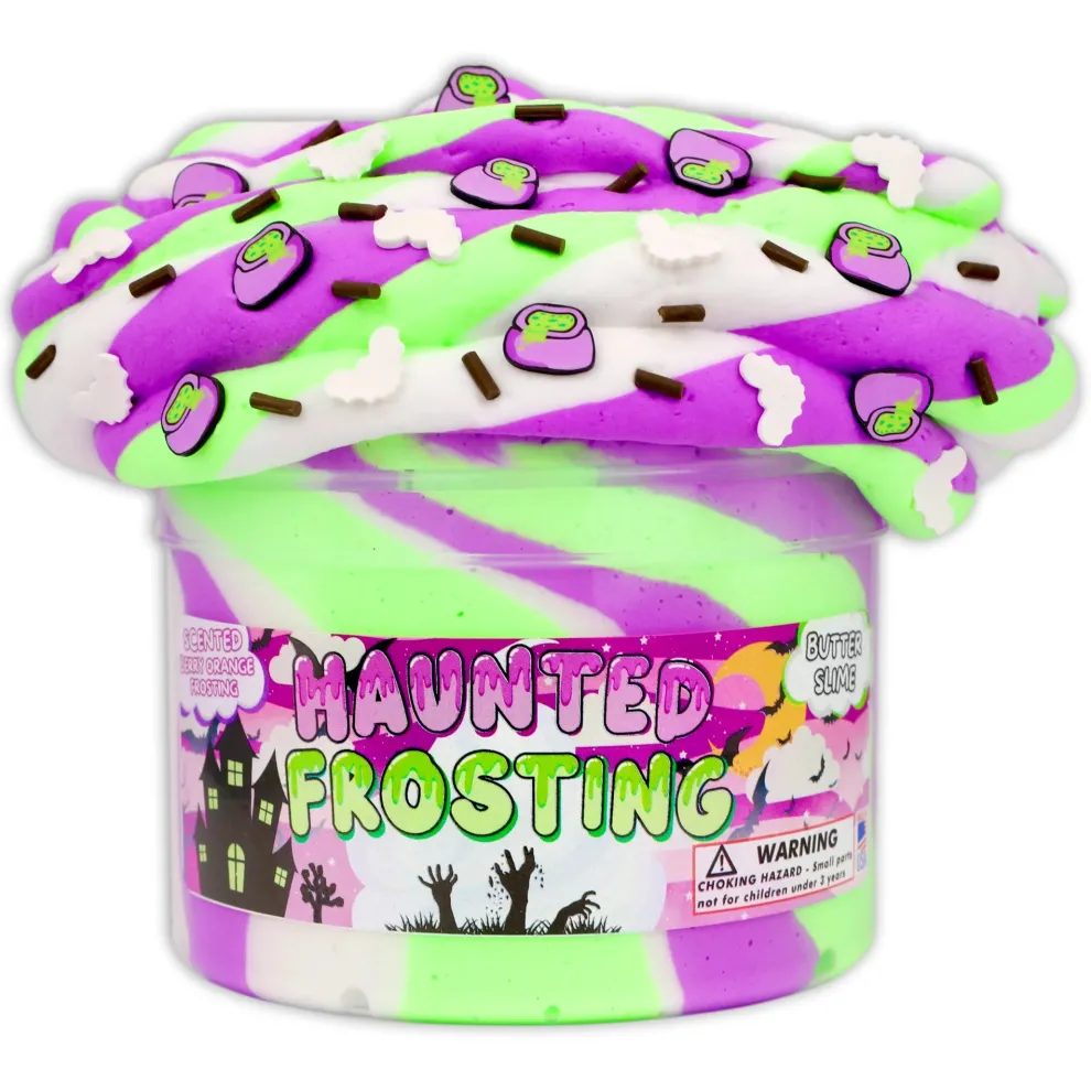Dope Slimes 8 oz Haunted Frosting Halloween Slime