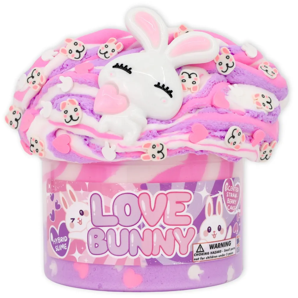 Dope Slimes 8 oz Love Bunny Easter Slime - Owl & Goose Gifts