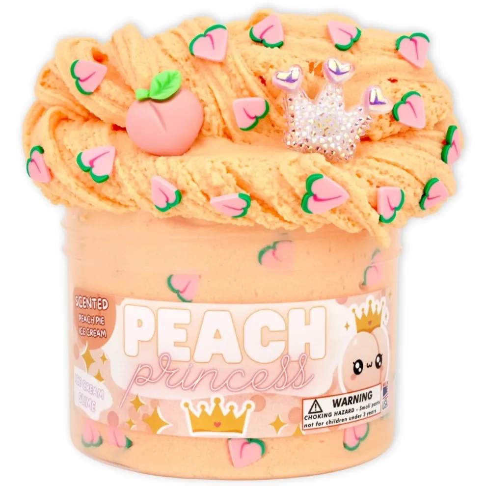 Dope Slimes 8 oz Peach Princess Slime - Owl & Goose Gifts