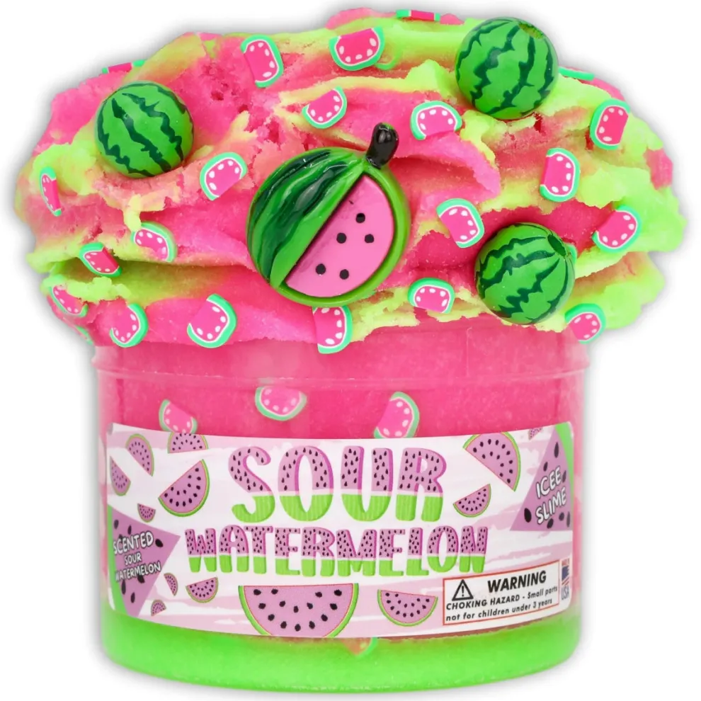 Dope Slimes 8 oz Sour Watermelon Slime - Owl & Goose Gifts