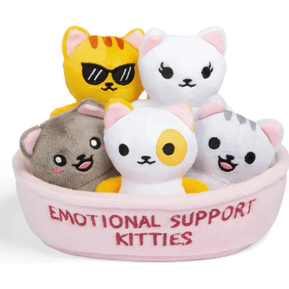Emotional Support Kitties Set of 5 Plush Toys by What Do You Meme