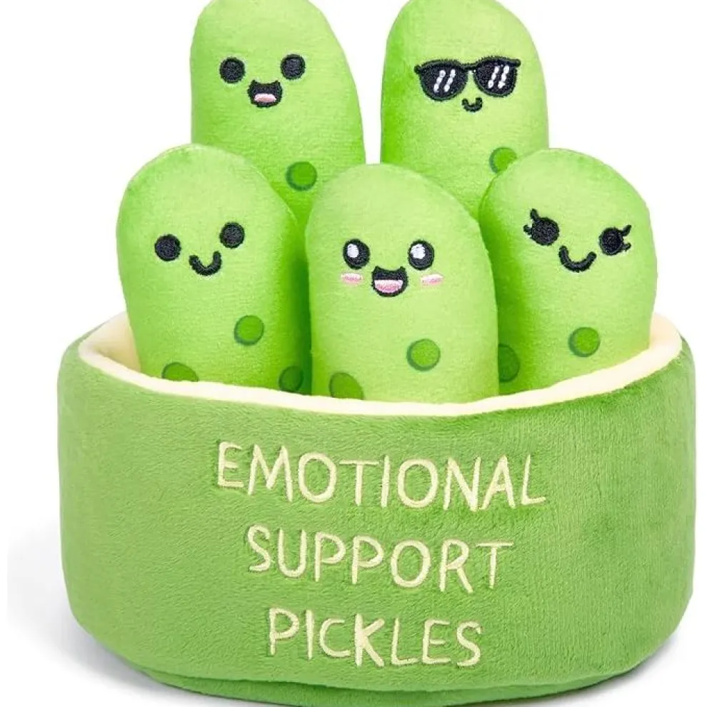 Emotional Support Pickles Set of 5 Plush Toys by What Do You Meme