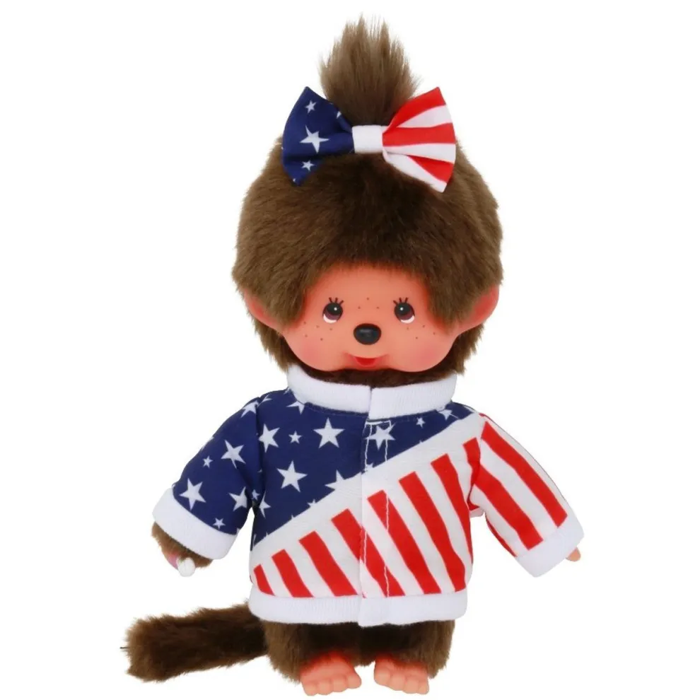 Monchhichi Olympic Jersey Girl Plush Toy