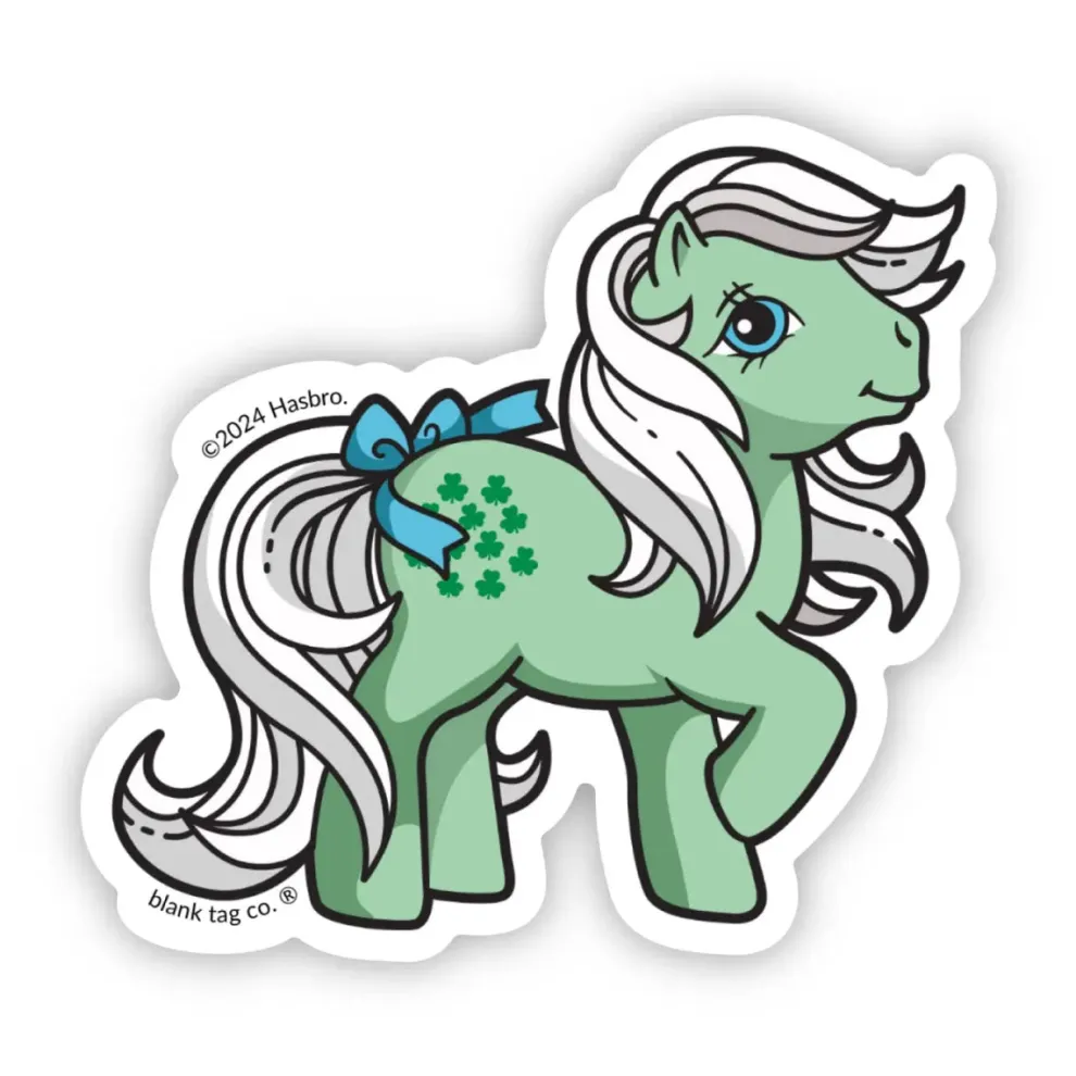 My Little Pony Minty Vinyl Sticker by Blank Tag Sticker Co. - Owl & Goose Gifts