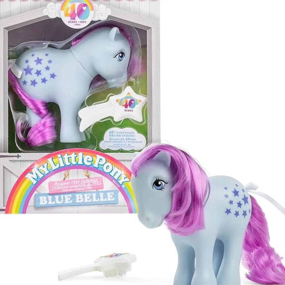 My Little Pony 40th Anniversary Original Ponies - Blue Belle - Owl & Goose Gifts