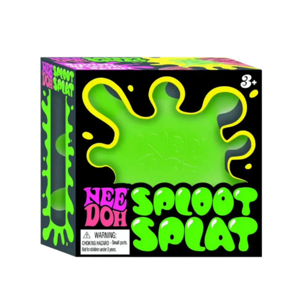 Nee Doh Sploot Splat 2.5 Inch Squish Ball Fidget Toy - CHOOSE YOUR COLOR! - Owl & Goose Gifts