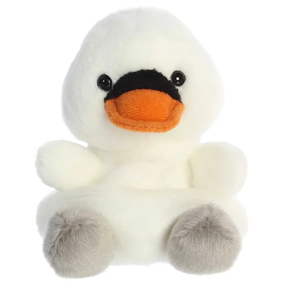 Palm Pals 5 Inch Alina the Swan Plush Toy - Owl & Goose Gifts