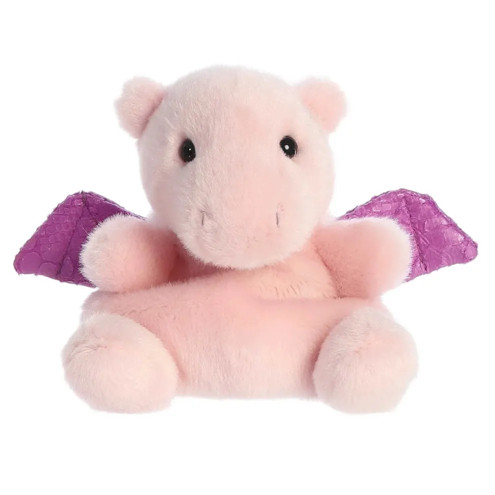 Palm Pals 5 Inch Aria the Pink Dragon Plush Toy - Owl & Goose Gifts