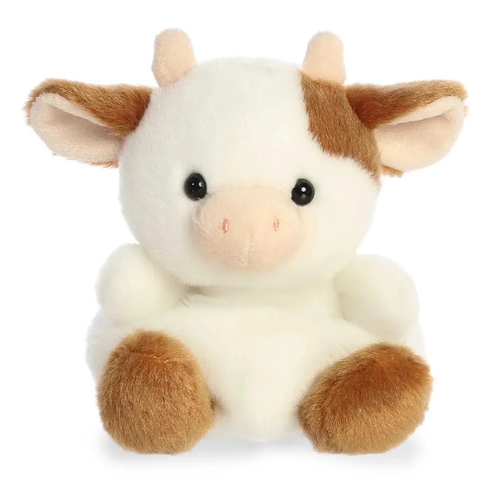 Palm Pals 5 Inch Caroline the Brown Cow Plush Toy