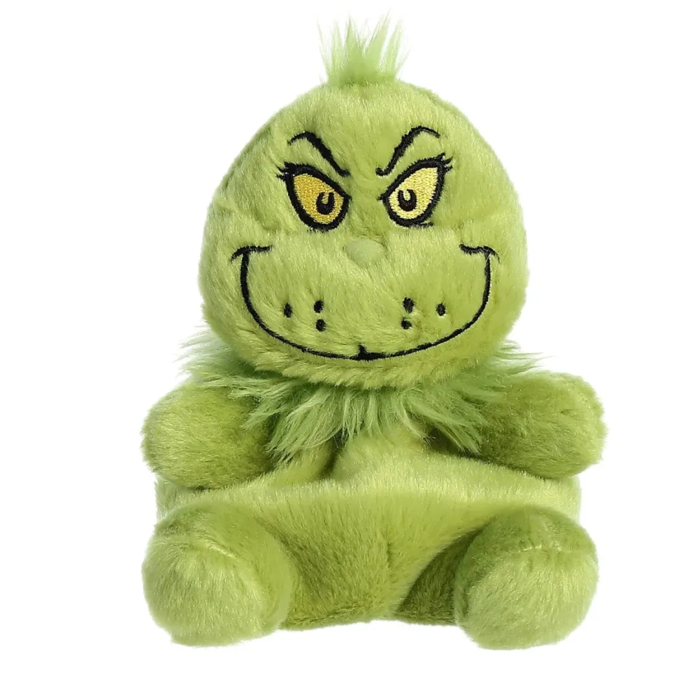 Palm Pals 5 Inch Dr. Suess Grinch Plush Toy - Owl & Goose Gifts