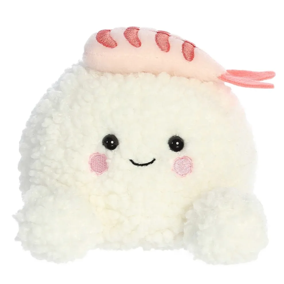 Palm Pals 5 Inch Ebi the Shrimp Sushi Plush Toy - Owl & Goose Gifts