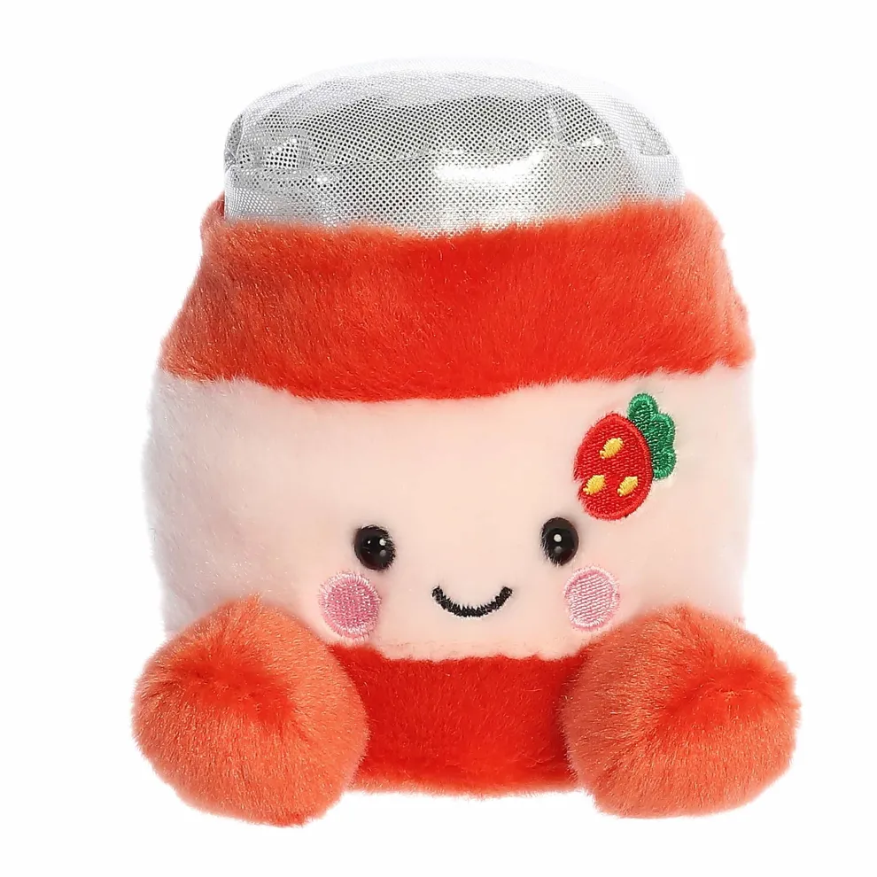 Palm Pals 5 Inch JJ the Strawberry Jelly Plush Toy