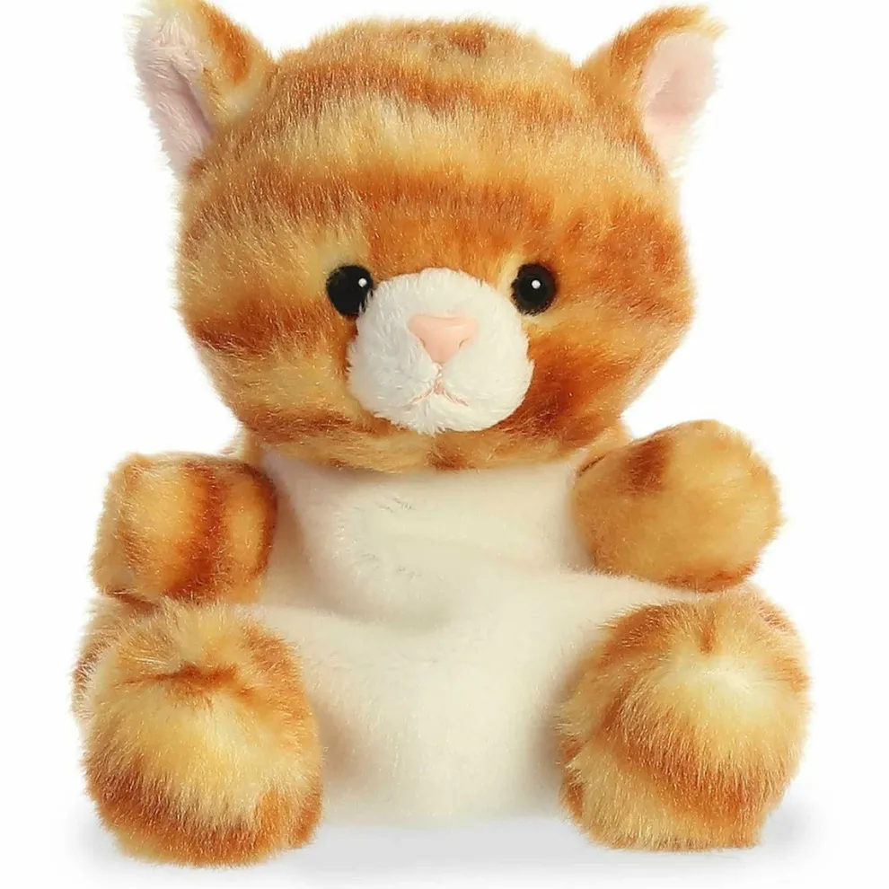 Palm Pals 5 Inch Meow the Kitty Plush Toy - Owl & Goose Gifts