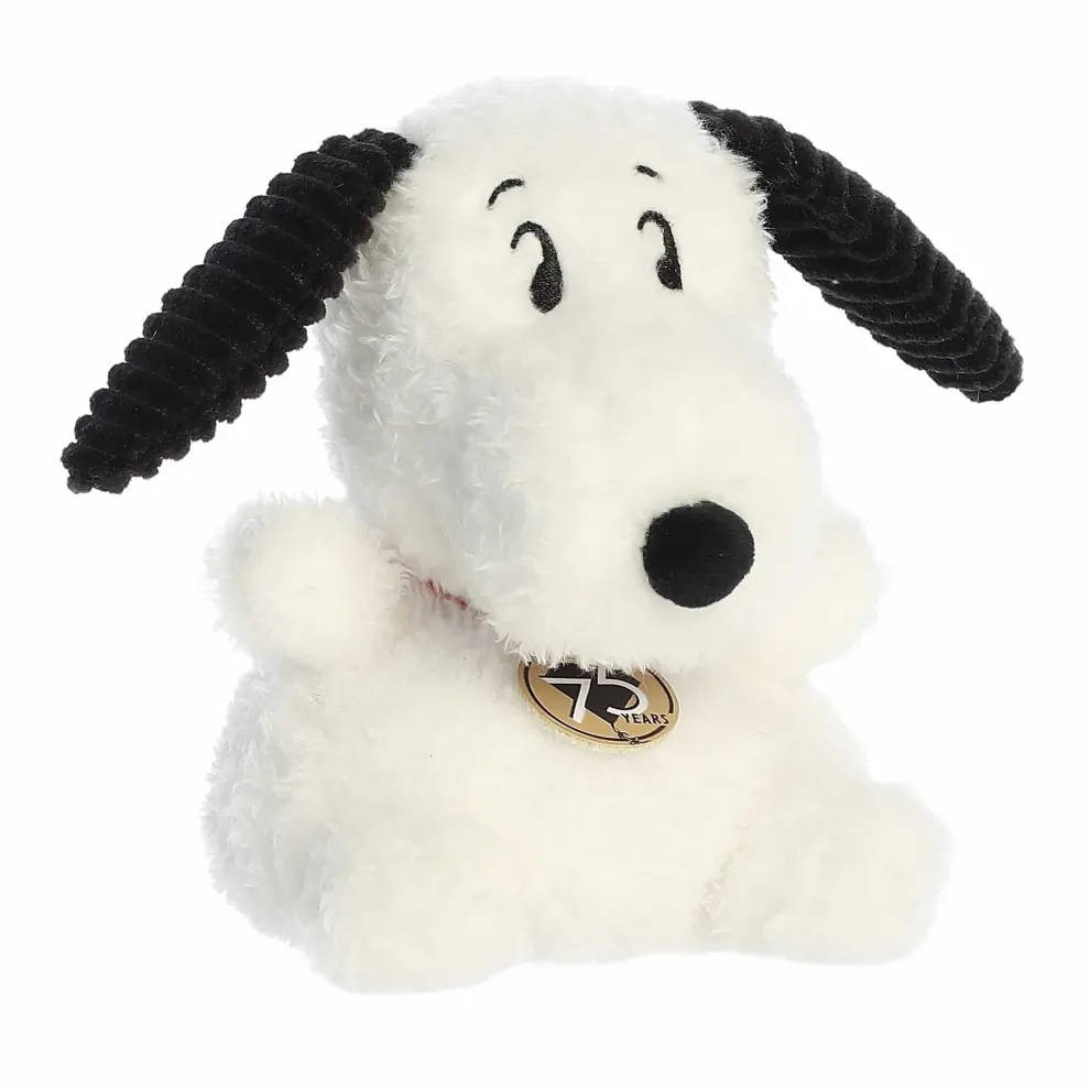 Palm Pals 5 Inch Peanuts Snoopy 75th Anniversary Plush Toy