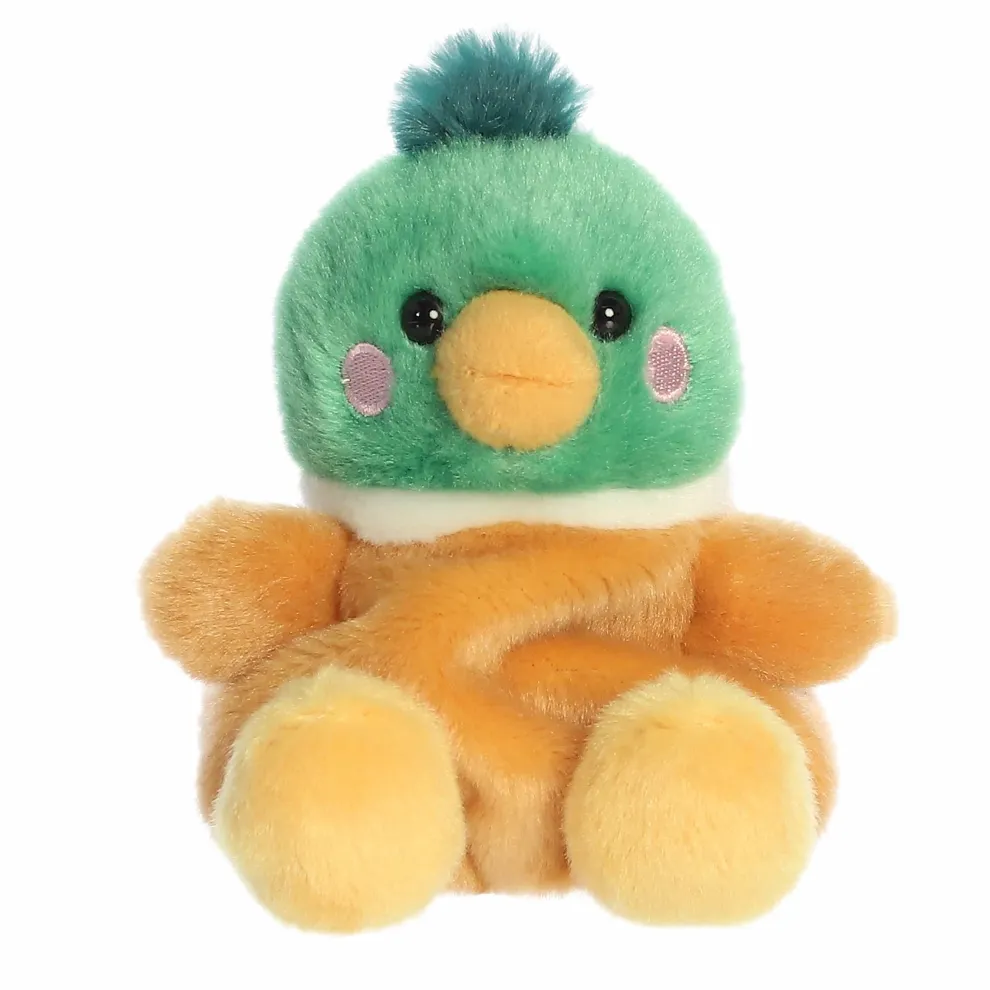 Palm Pals 5 Inch Puddles the Mallard Duck Plush Toy