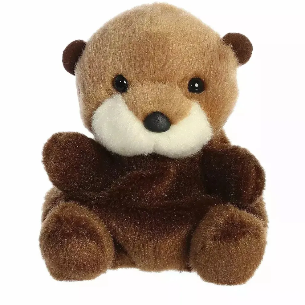 Palm Pals 5 Inch Selena the Sea Otter Plush Toy - Owl & Goose Gifts