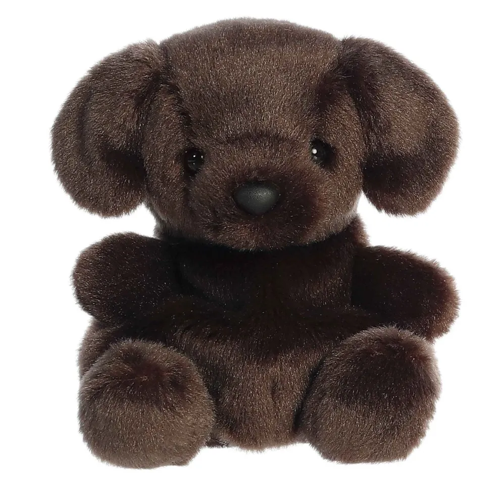 Palm Pals 5 Inch Sienna the Chocolate Lab Plush Toy - Owl & Goose Gifts