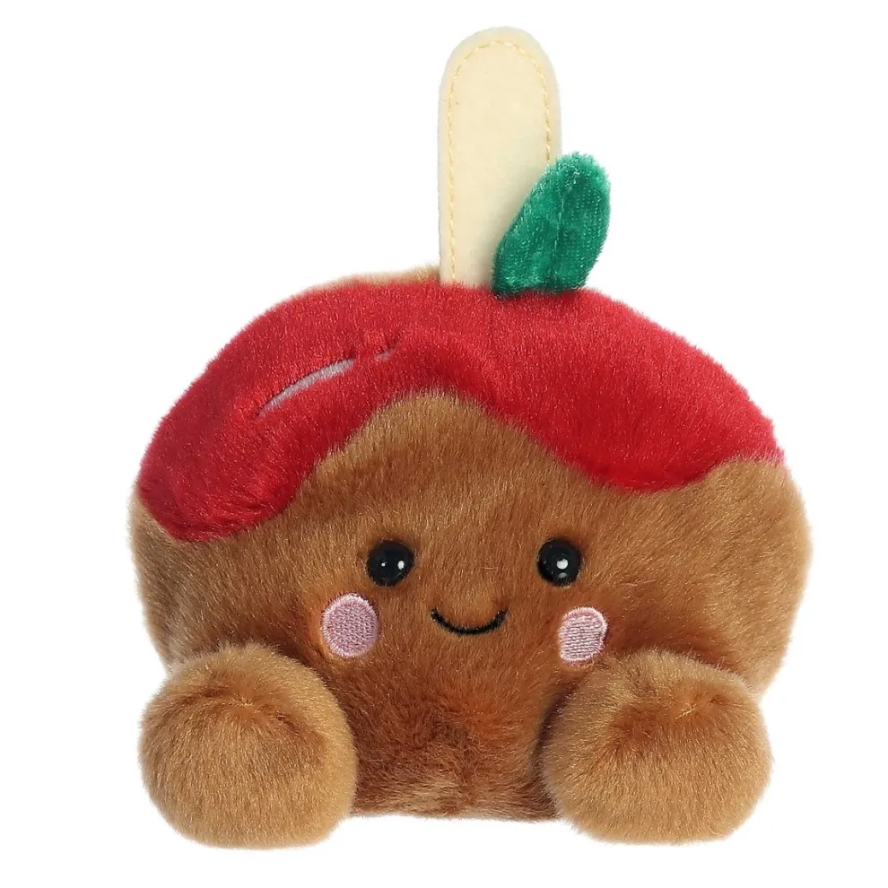Palm Pals 5 Inch Sticky the Caramel Apple Plush Toy - Owl & Goose Gifts