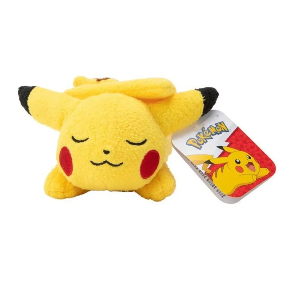 Pokemon 5 Inch Sleeping Pikachu Plush Toy - Owl & Goose Gifts