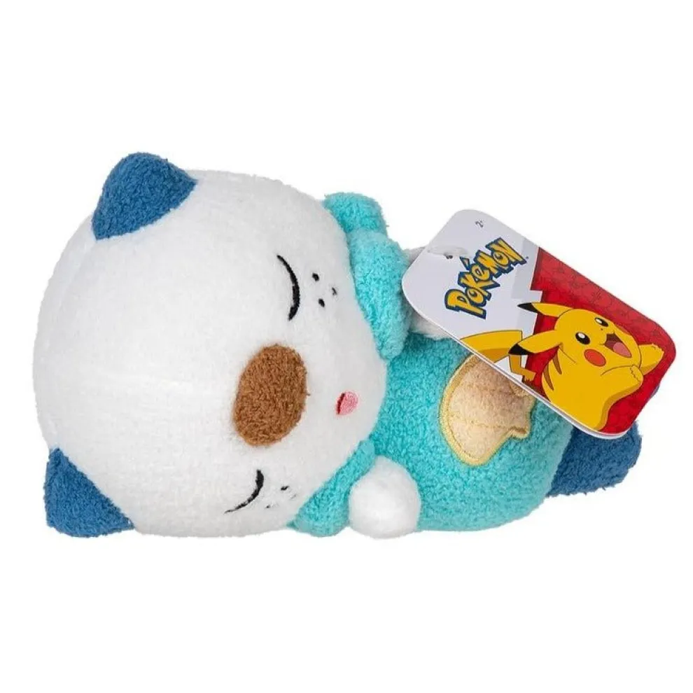 Pokemon 5 Inch Sleeping Oshawott Plush Toy - Owl & Goose Gifts
