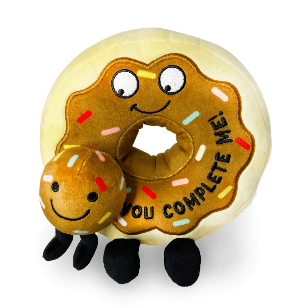 Punchkins - You Complete Me Donut Plush Toy - Owl & Goose Gifts