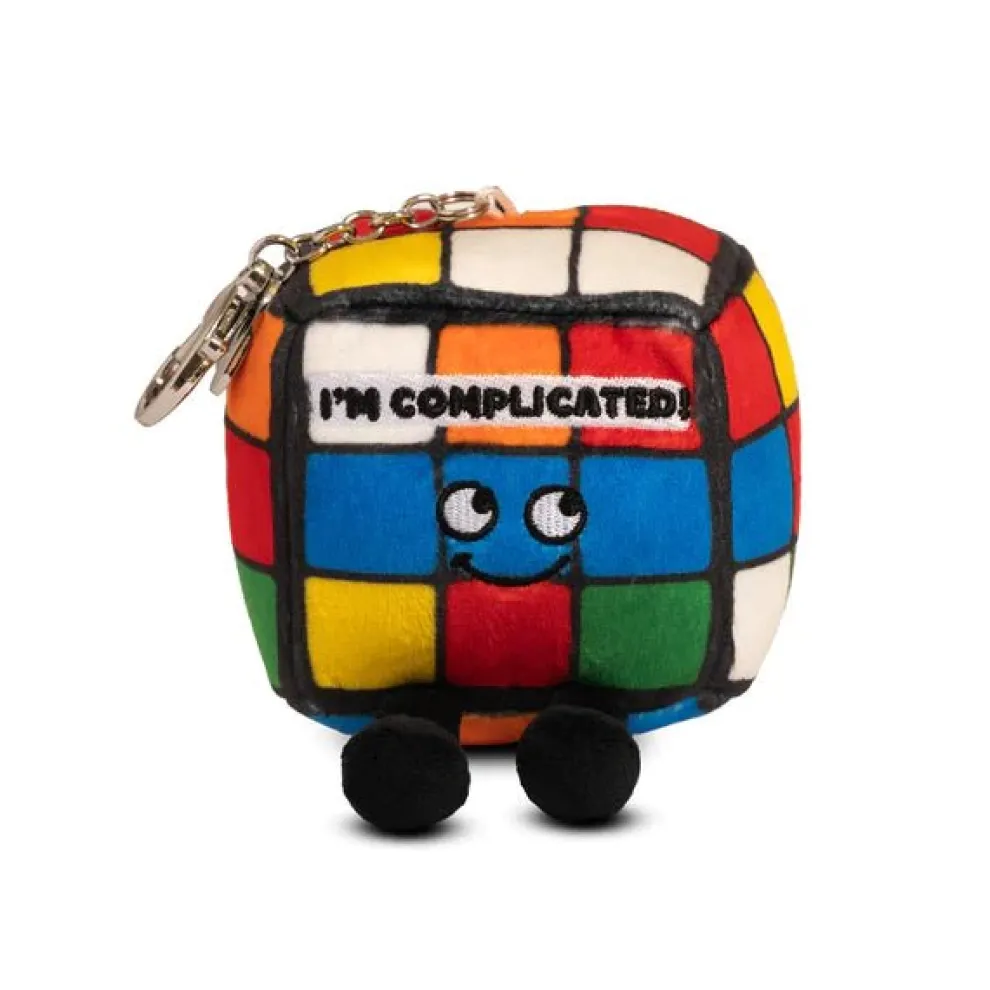 Punchkins Bites - I'm Complicated Plush Clip - Owl & Goose Gifts