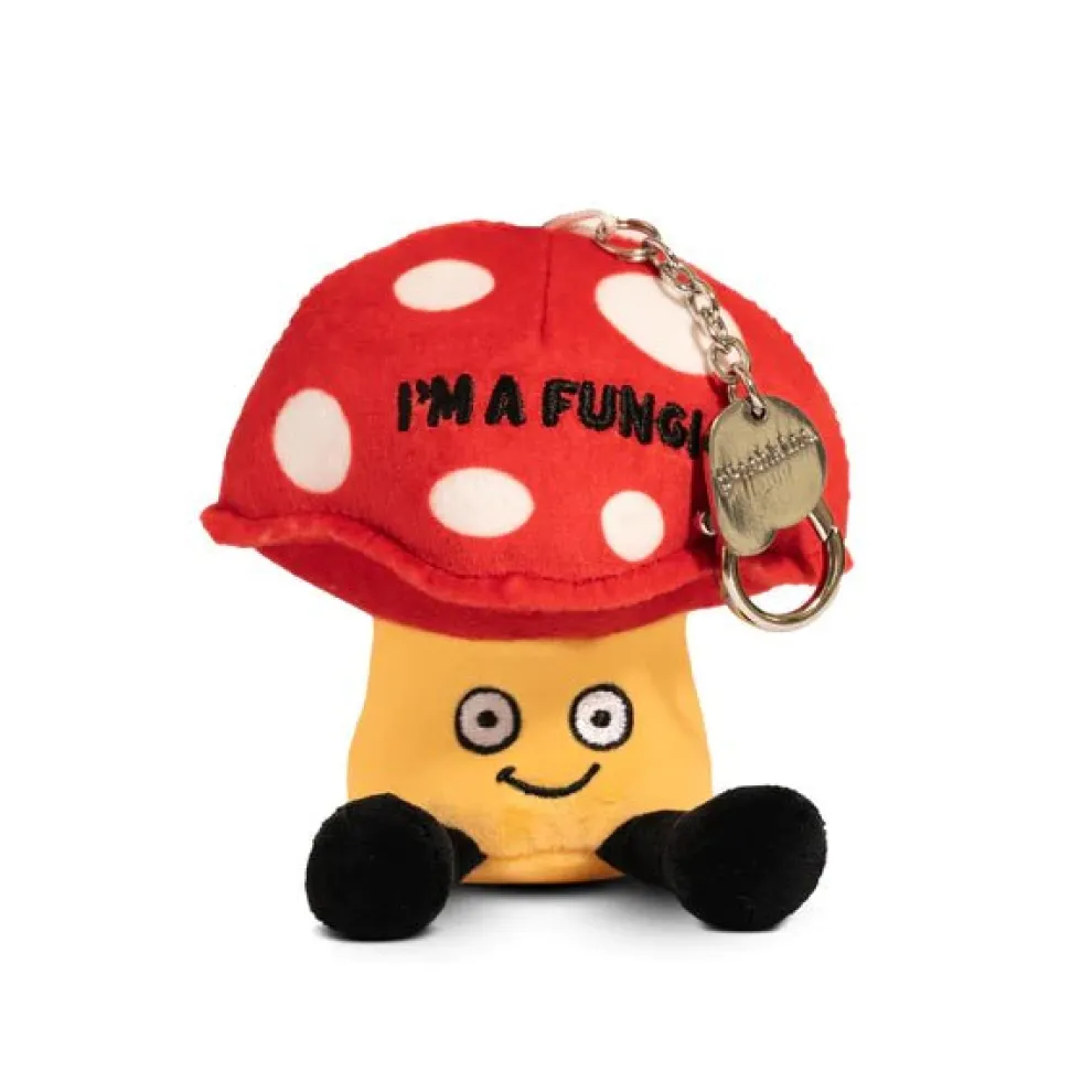 Punchkins Bites - I'm A Fungi Mushroom Plush Clip - Owl & Goose Gifts