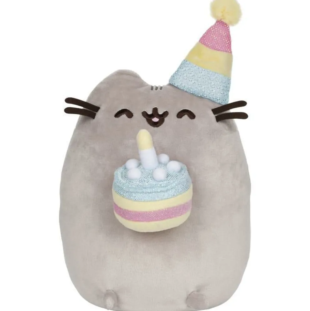 Pusheen 9.5 Inch Birthday Plush Toy by GUND - Owl & Goose Gifts