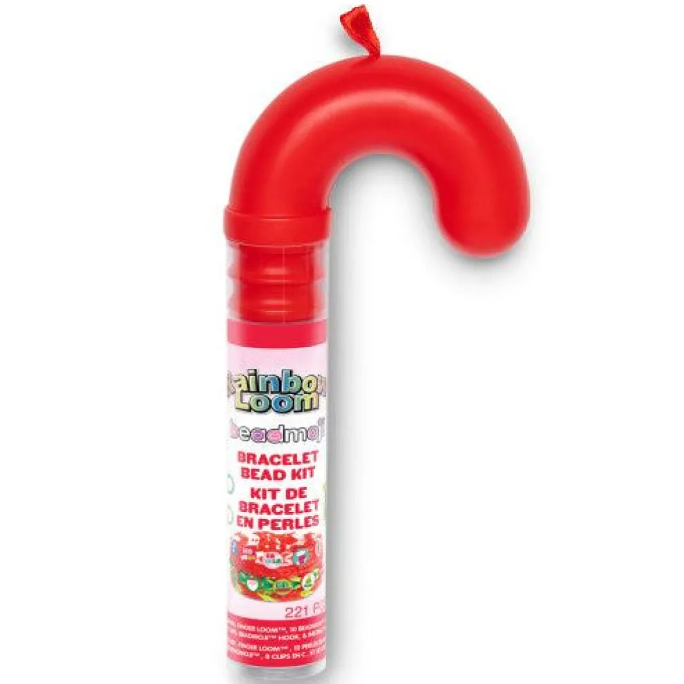 Rainbow Loom Candy Cane Surprise Holiday Bracelet Kit