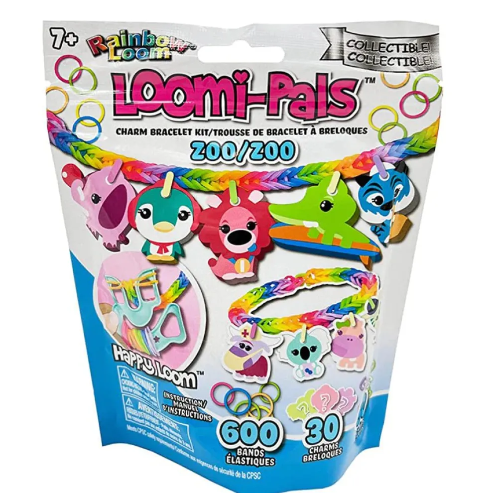 Rainbow Loom Loomi-Pals® Charm Bracelet Kit - Zoo - Owl & Goose Gifts