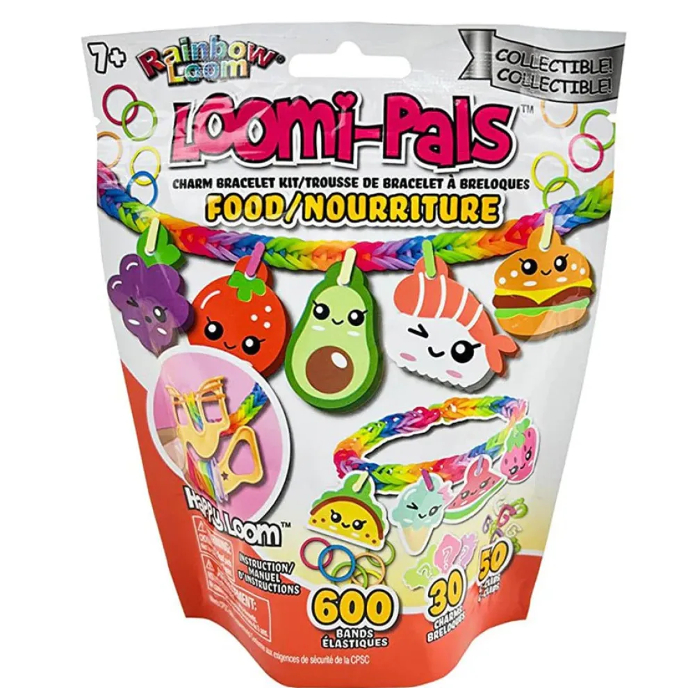 Rainbow Loom Loomi-Pals® Charm Bracelet Kit - Food - Owl & Goose Gifts