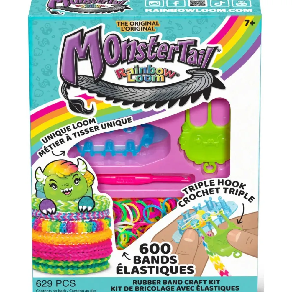 Rainbow Loom Monster Tail Bracelet Kit - Owl & Goose Gifts