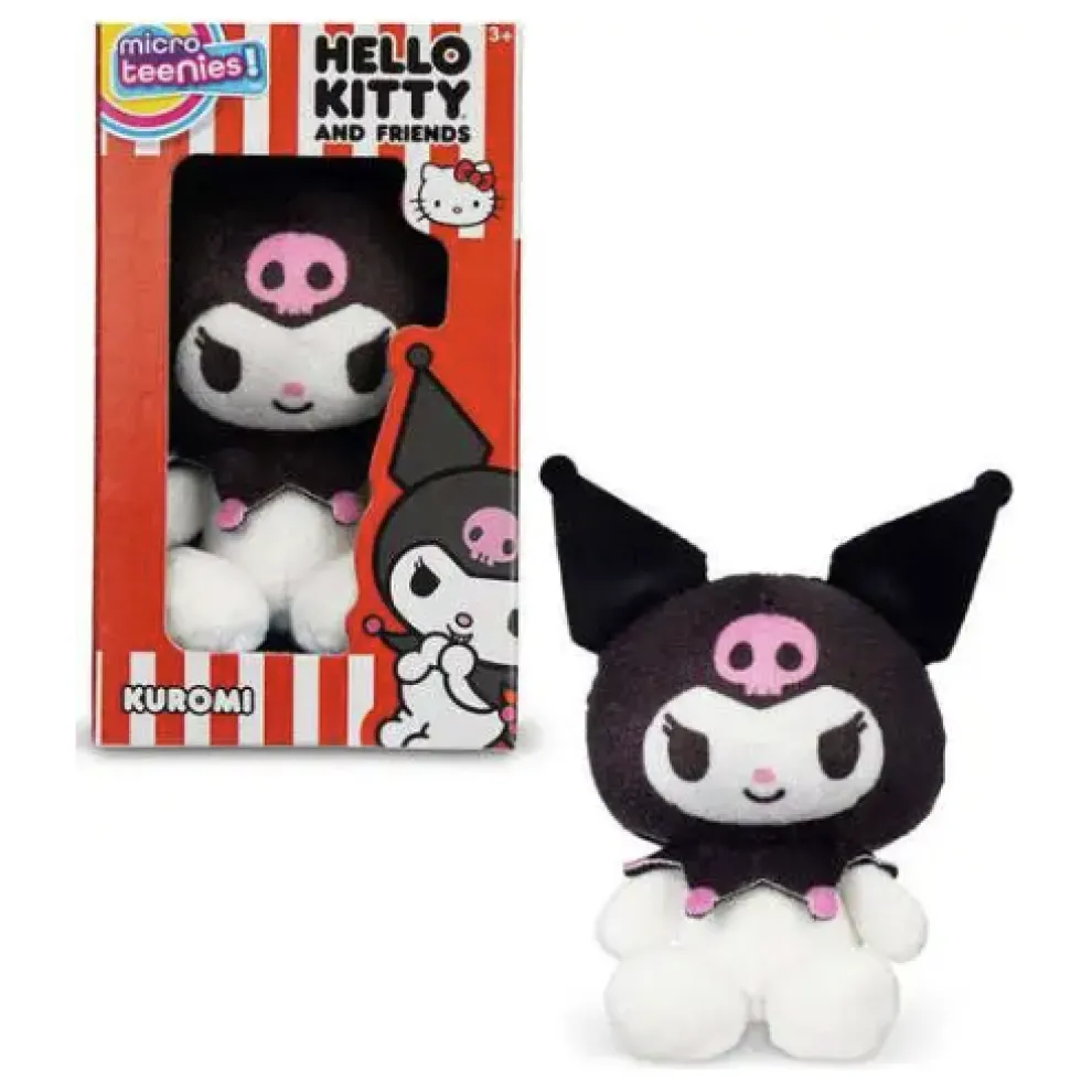 Sanrio Hello Kitty 3 Inch Micro Teenies Plush Toy - Kuromi - Owl & Goose Gifts