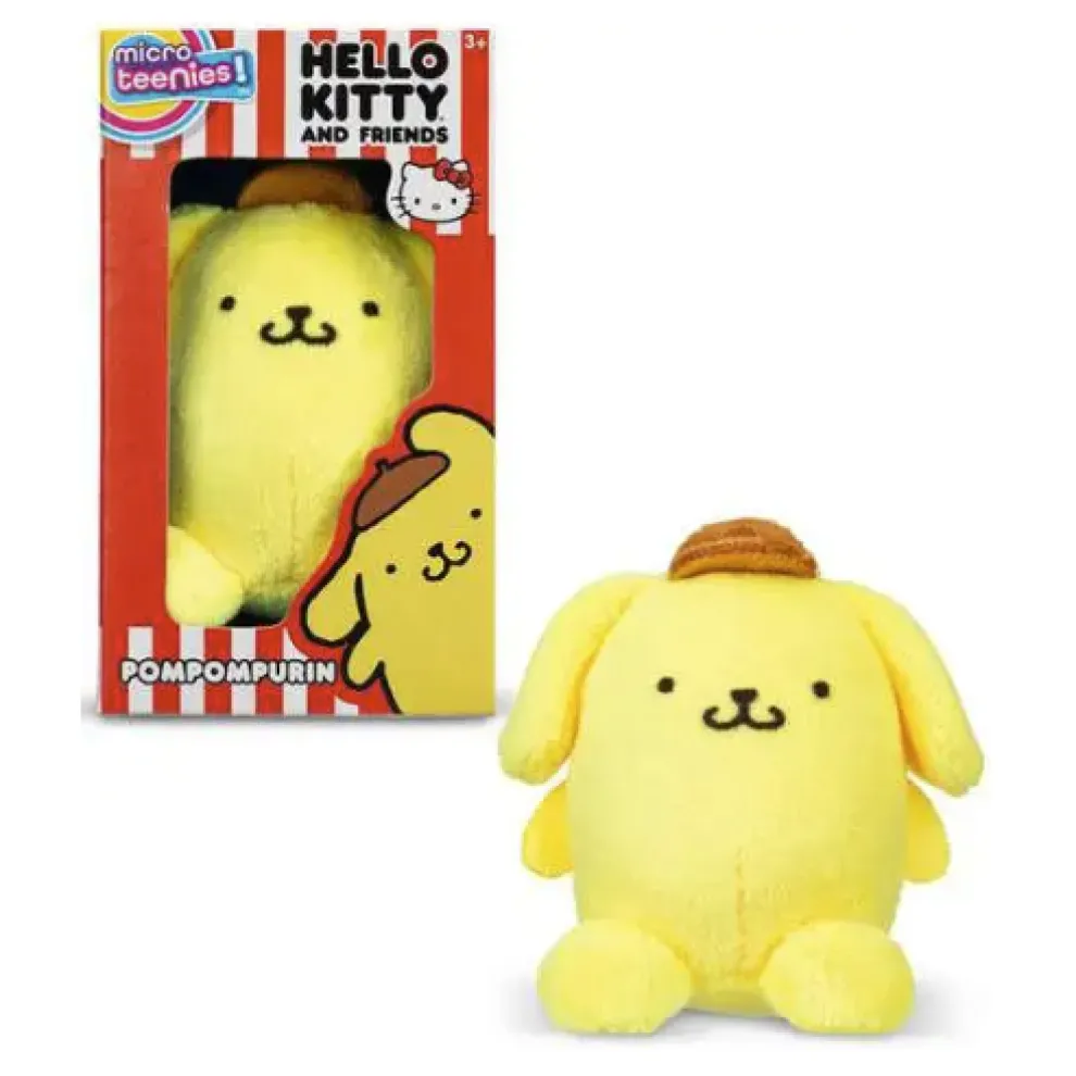 Sanrio Hello Kitty 3 Inch Micro Teenies Plush Toy - Pompompurin - Owl & Goose Gifts