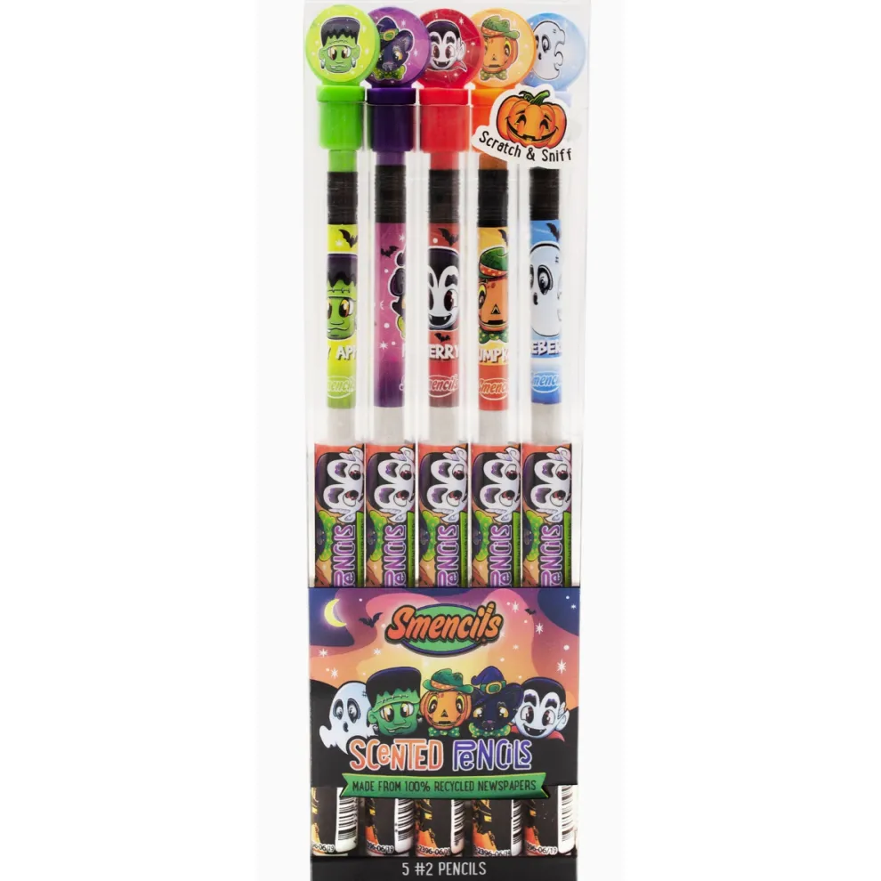 Scentco Smencils Halloween Scented Pencils - 5 Pack