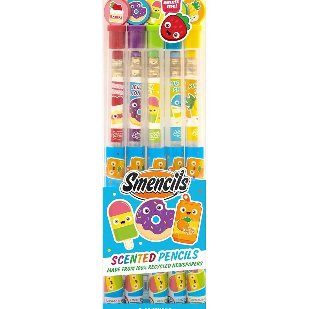 Scentco Smencils Scented Pencils - 5 Pack