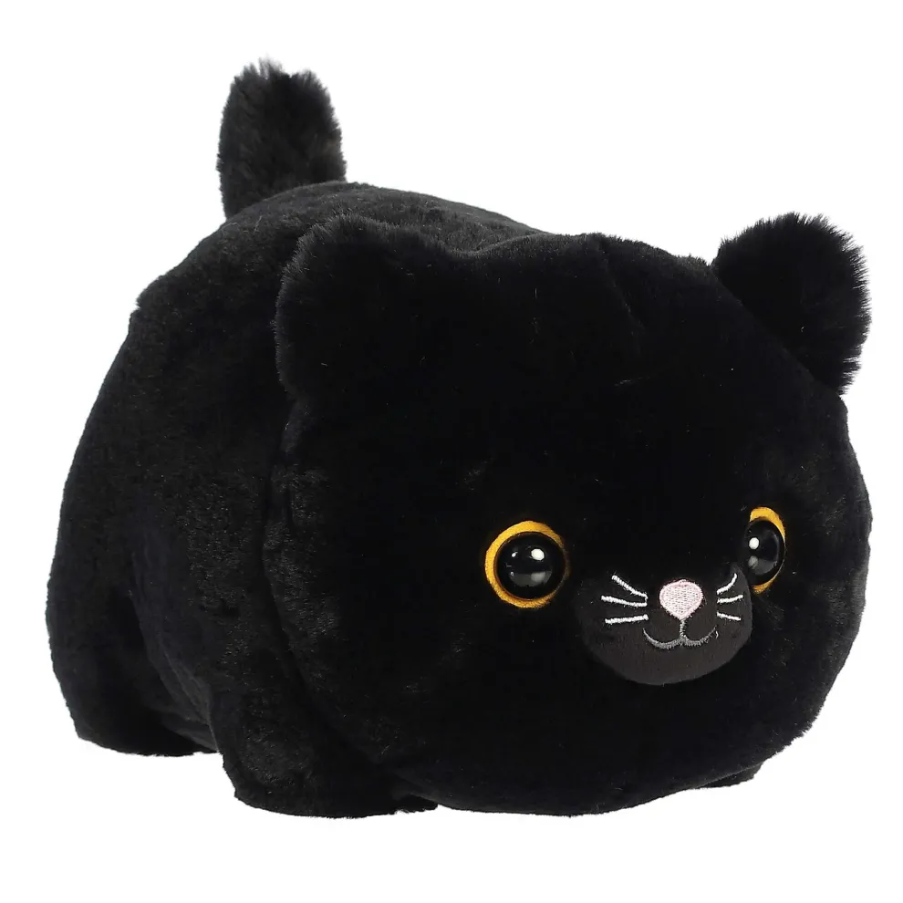 Spudsters 10 Inch Bella Black Cat Plush Toy