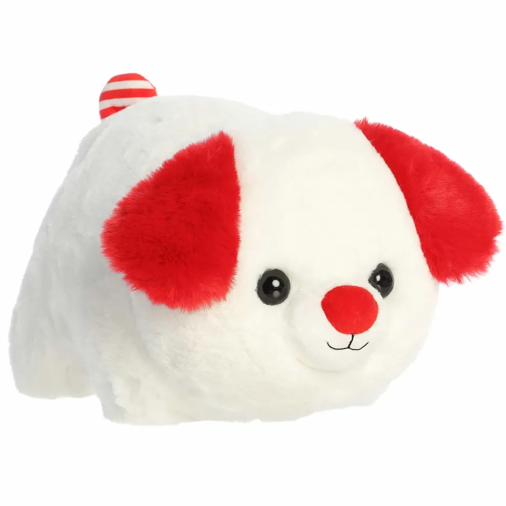 Spudsters 10 Inch Candy Cane Pup Holiday Plush