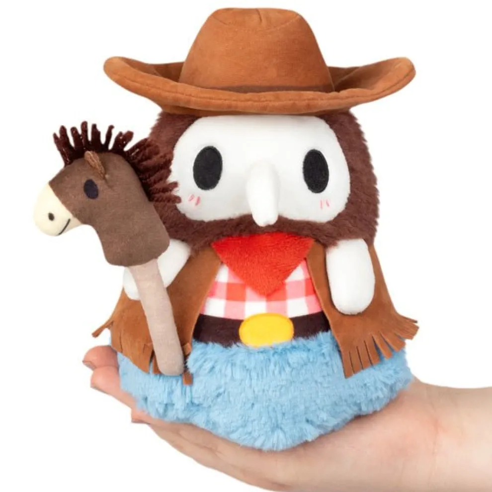 Squishable 6 Inch Alter Egos Plague Doctor Cowboy Plush Toy - Owl & Goose Gifts